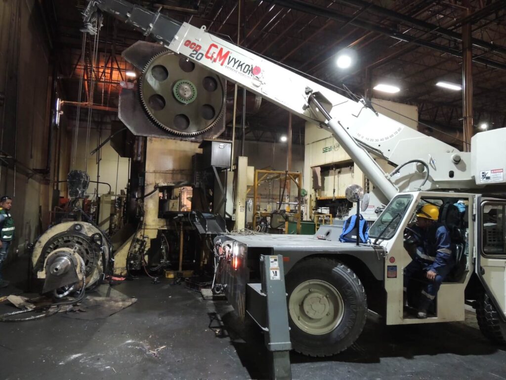 Reparacion de prensas industriales en Monterrey y Mexico Fragus